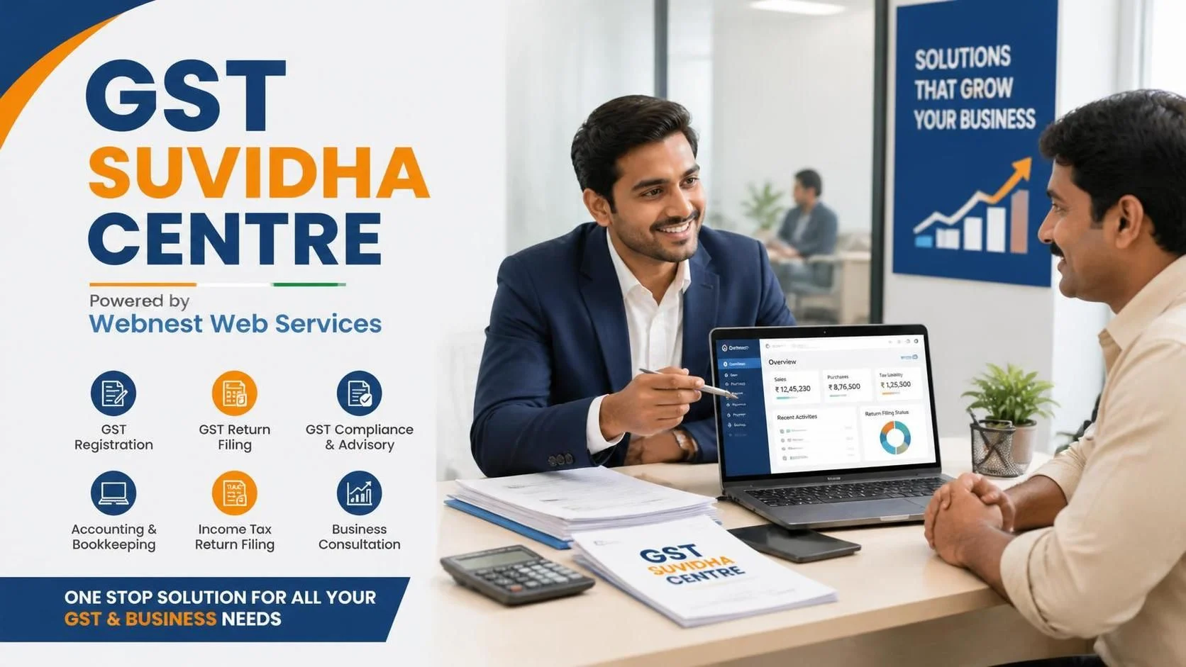 Free GST Suvidha Centre or Kendra Franchise in India